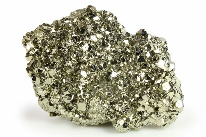 Gleaming Pyrite Crystal Cluster - Peru #271603